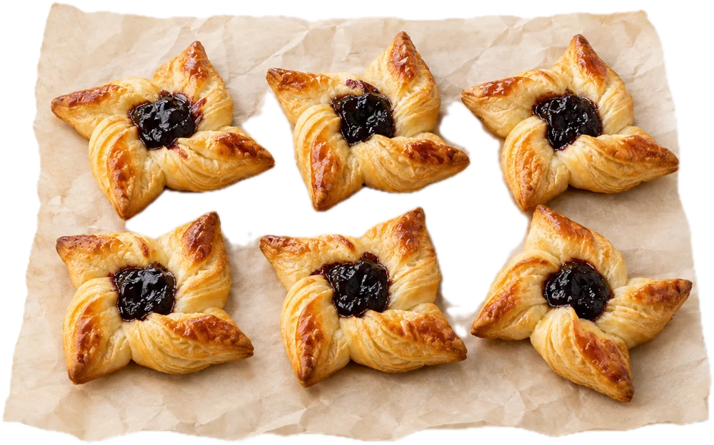 Joulutorttuja luumutäytteellä
